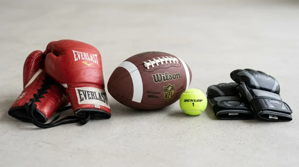 Comparaison de la boxe avec le football le tennis et le MMA pour les paris sportifs