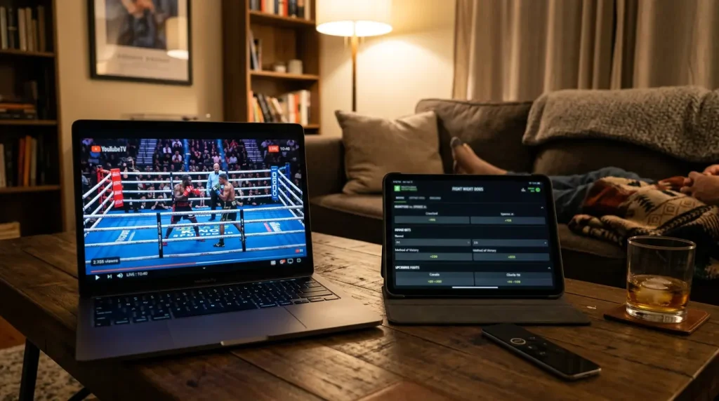 Impact du streaming DAZN sur les paris boxe avec données de diffusion