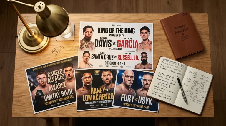 Construction d'un pari combine sur plusieurs combats de boxe avec cotes multipliées