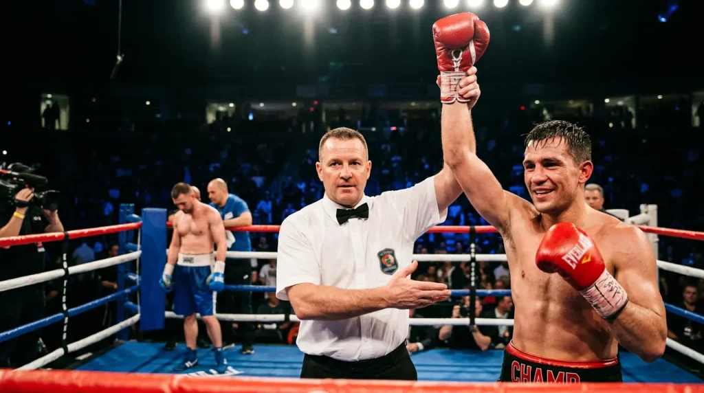 Vue d'ensemble des différents types de paris disponibles sur un combat de boxe